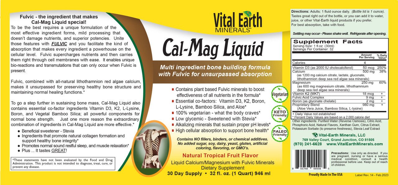 Cal-Mag Liquid - Full Label
