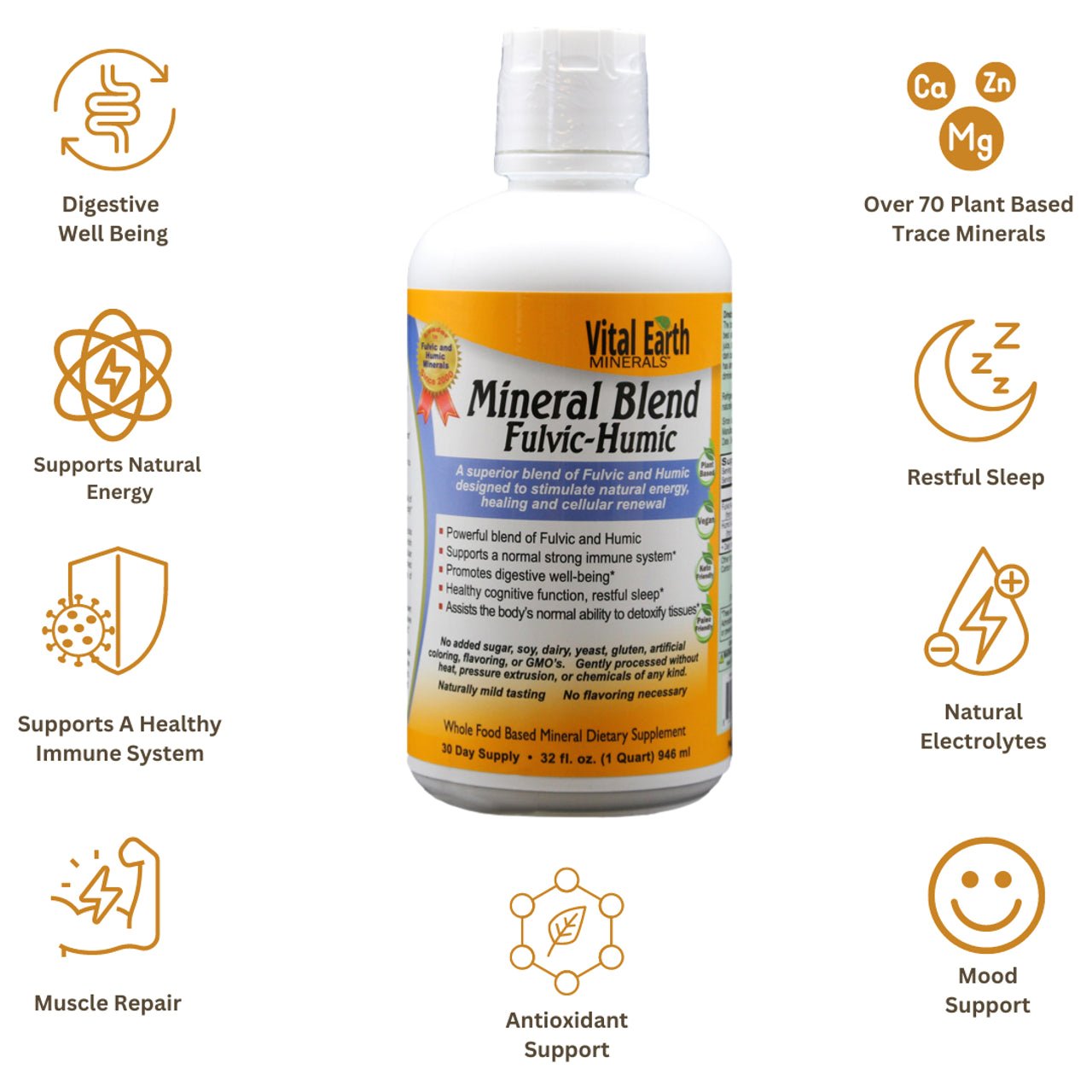 Mineral Blend Liquid, 32 Oz.