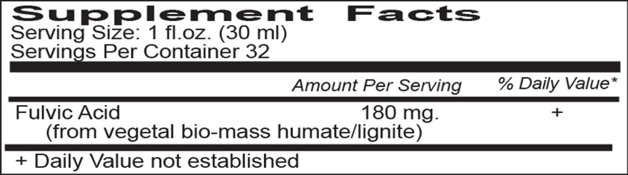 Fulvic Minerals