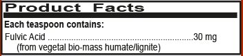 Fulvic Minerals Liquid for Animals, 16 Oz.