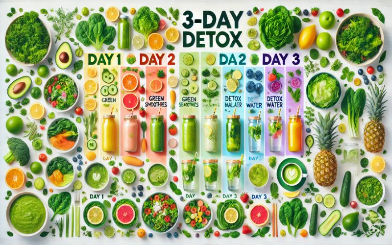 3 Day Detox Plan - Cleanse & Rejuvenate Your Body Fast