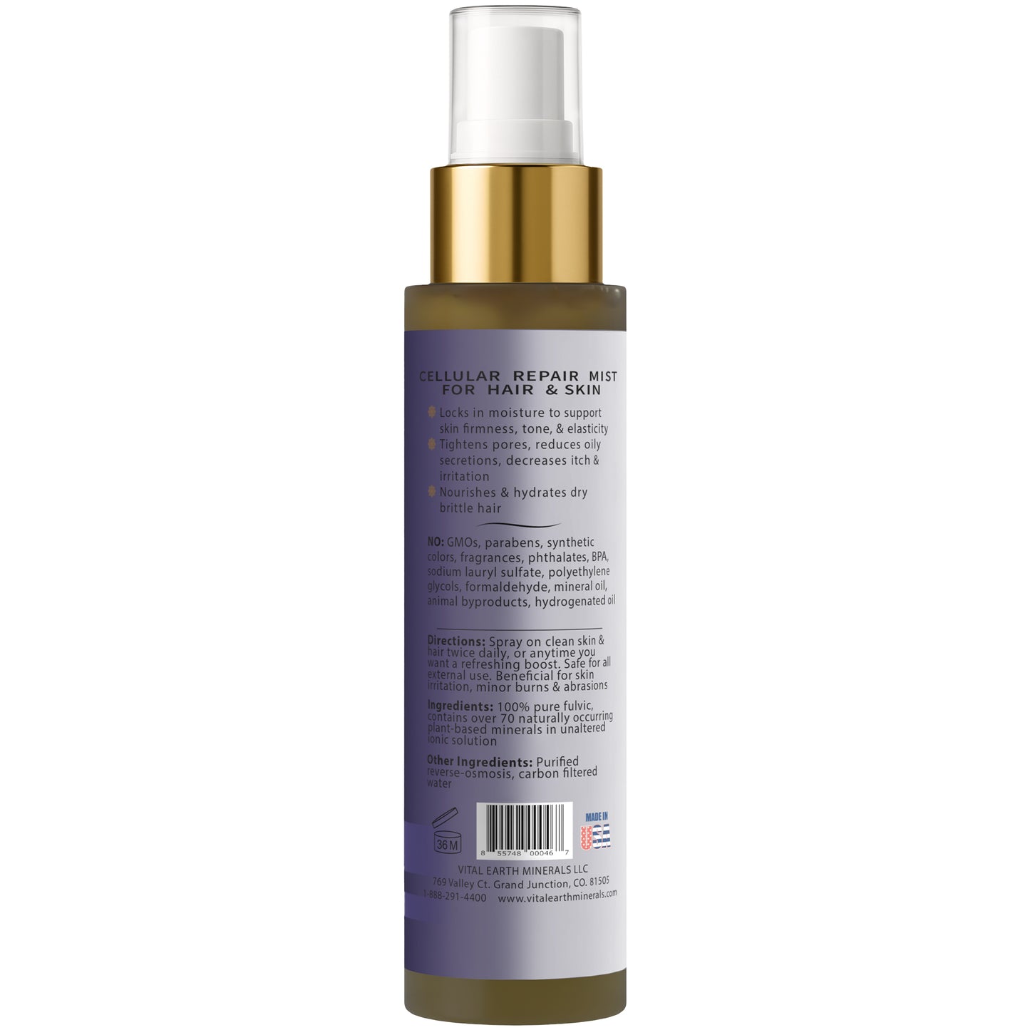 Fulvic Mineral Mist 3.4oz