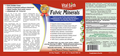 Fulvic Minerals