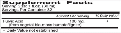 Fulvic Minerals
